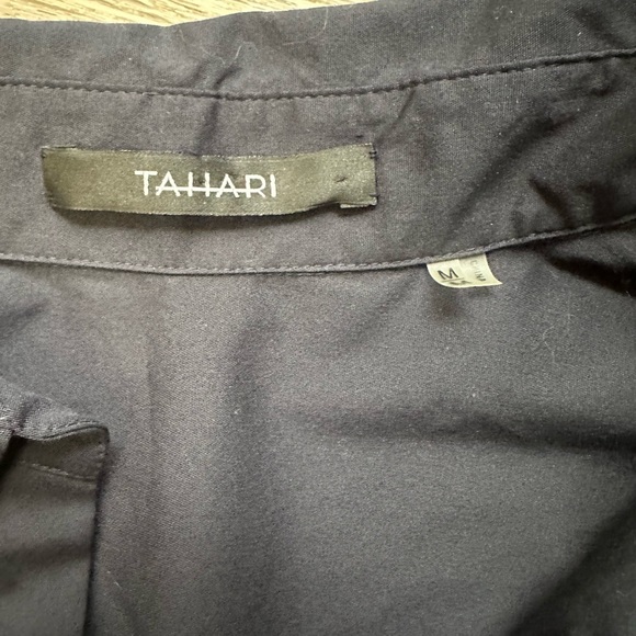 Tahari Womens Button Down Top Medium - Picture 5 of 6